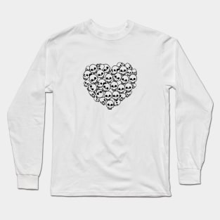 Skull Heart Long Sleeve T-Shirt